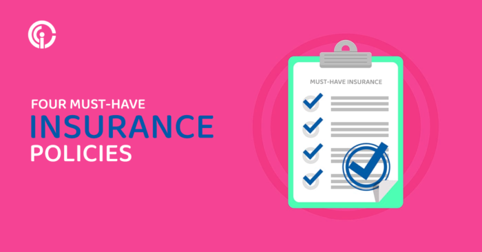 4 Must-Have Insurance Policies